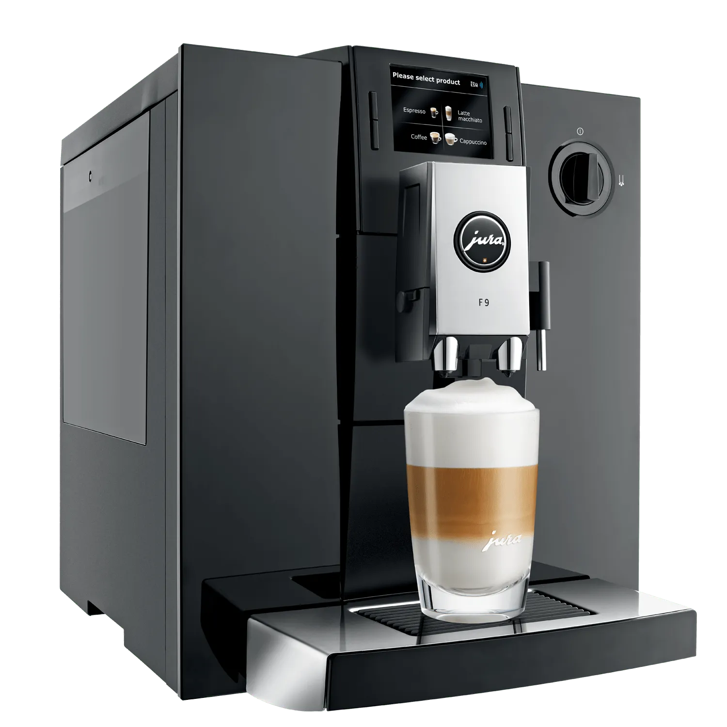 Чистка дренажа Jura Impressa F9 Pianoblack